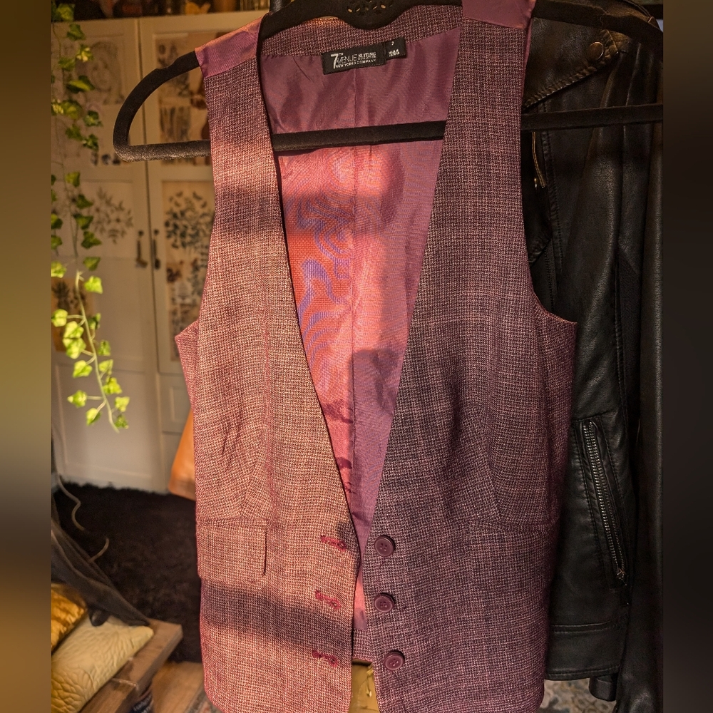 New York & Company Womens Size 2 Suit Vest